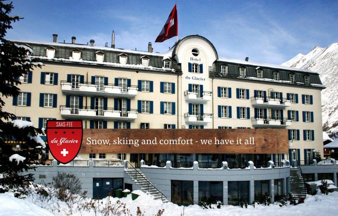 Hotel Du Glacier - The Dom Collection Saas Fee Exteriér fotografie